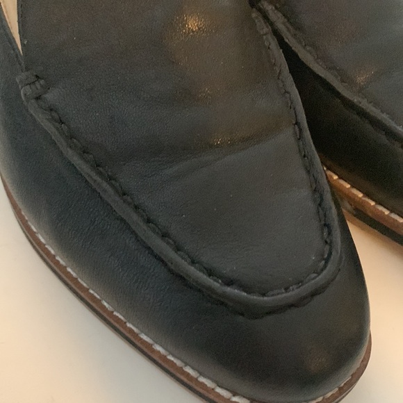 Cole Haan- US7 grainy Leather loafer W16082 black genuine leather New - Picture 6 of 8